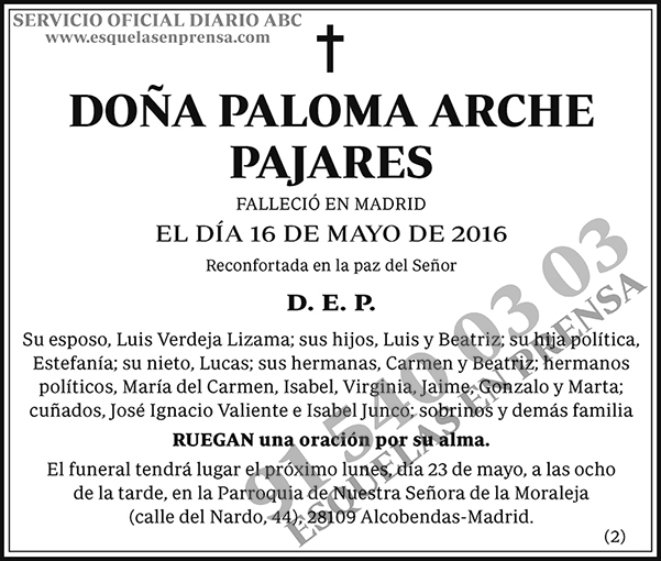 Paloma Arche Pajares